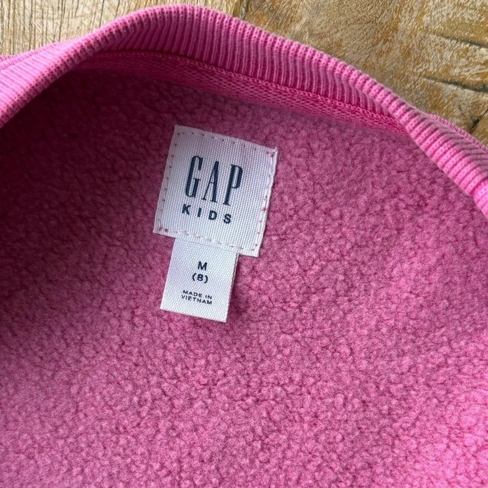 NWT Gap Pink Crewneck Sweatshirt size M(8)